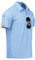 JACKETOWN Poloshirts Herren Kurzarm Atmungsaktives Schnelltrocknend Poloshirts Männer Sommer Knopfleiste T-Shirts Männer Casual Sport Shirt Basic Regular Fit Golf Polohemd(Mondblau-L)