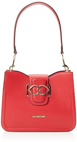Love Moschino Jc4040pp1h, Sac à bandoulière Femme, Rouge, 28X22X9