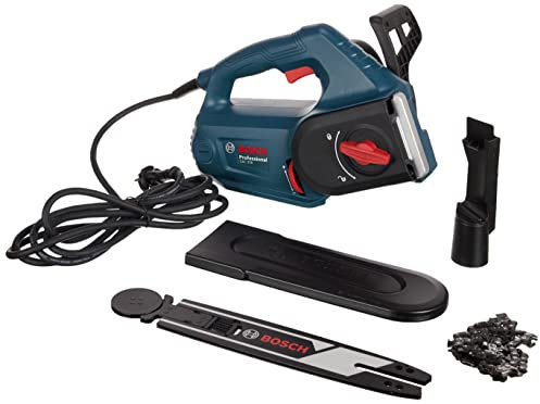 Bosch Professional: sega per blocchi di cemento cellulare GAC 250 (velocità catena 12 m/s, dimensione catena 3/8 pollici, lunghezza guida 250 mm)