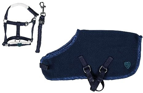 HKM Cuddle Pony Starterset Dunkelblau Einheitsgröße