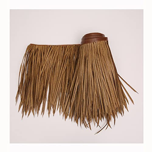 50X100cm Straw Roof Thatch Artificial Palm Thatch Rolls Tiki Bar Hut Grass Duck Boat Blinds Grass Palapa Thatch Roofing For Decorative Roofs, Pavilions, Parasols (Color : Yellow a, Size : 0.5x20m)