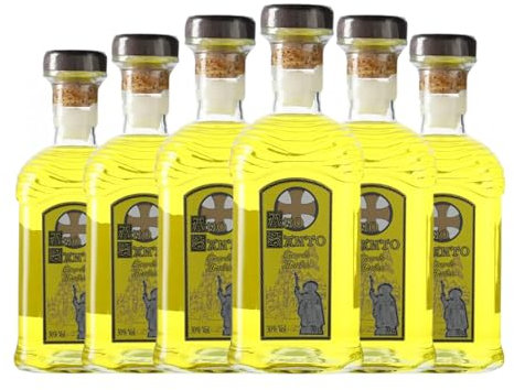 Licor de hierbas Año Santo Aguardientes 70 cl (Caja de 6 Botellas de 70 cl)