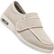 Chaussures pour Pied Gonflé Oedeme Chaussons Elargissement Réglable Respirantes avec Soutien Chaussures de Marche à Enfiler à Coussin d'air pour Femmes (Color : Beige, Size : 42 EU)