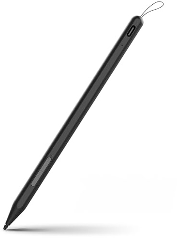 Ideao Pen MPP 2.0 Stilo per Microsoft Surface e Monitor Touch | 4096 Livelli Pressione, Windows Ink, Rilevamento dell’Inclinazione e del Palmo, con Punta di Ricambio e Copripunte
