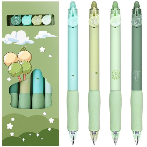 Artbiu Radierbarer Kugelschreiber Tintenroller Radierbar, Kugelschreiber mit Radiergummi, Radierbare Stifte zum Wegradieren, Radierstift Löschbare Gelstifte Radierbar Kugelschreiber Blau Stift