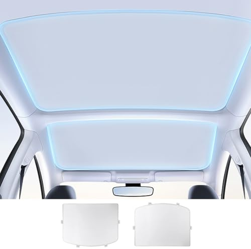 Arcoche Sonnenschutz für Tesla Model 3 von 2023-2021, Isolierung, Wärme- und UV-Schutz, Sonnenschutz für das Glass Dach, Zubehör