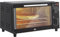 HOMCOM Minibackofen 9L Mini Ofen mit Backblech, Grillrost, 100 °C-230 °C, mit einstellbar Temperatur und Garzeit, 60 Min. Timer, 750W, Edelstahl, Schwarz