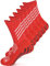 Gogogoal Anti-slip Soccer Athletic Sock Men Women Non-skid Football Socks Cuhioned Breathable Cotton Sports Cricket Gym Fitness Red L 3P