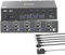KVM Switch 3 Monitore 4 PC, Displayport HDMI USB 3.0 KVM-Umschalter für zwei Monitore, unterstützt 4K@60 Hz für 3 Computer, die sich 2 DP-Monitore, Tastatur und Maus teilen
