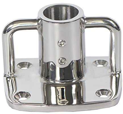 Kisangel Sockel-flaggenmast-Basis Robuster Edelstahl-flaggenmast- Für Die Dekoration Am Nationalfeiertag