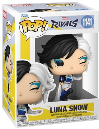 Funko POP! Games: Marvel Rivals - Luna Snow | Offizielles Superheroes Merch - Vinyl Sammelfigur als Regal Deko - Geschenkidee zum Geburtstag für Fans und Sammler