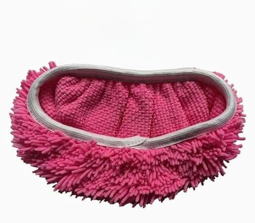 KEEPOW 8 Cuffietta In Microfibra per Swiffer Lavapavimenti, Panni Lavabile per Swiffer Cattura Polvere, Chenille - per Swiffer Scopa, Ideale per La Pulizia Di Pavimenti Duri E In Legno