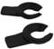 Stick Locks For Steam Deck, Game Console Joystick Holder Anti-Drift Protector Thumb Stick Cap Stabilizer Gaming Accessory Joystick Stabilizer Clamps (Black)