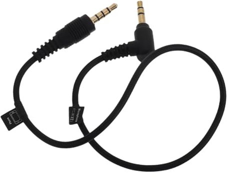 iplusmile Trs to Trs Headset Adapter Cable Compatible Headphones Dslr Cameras Smartphones Audio Coiled Cable User-friendly Design