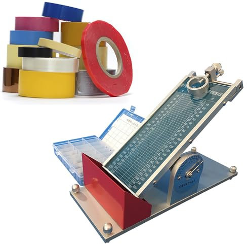 XCSCUK Initial Tack Tester, Labor Tape Tack Tester, für Schutzfolien, Aufkleber, Etiketten, Schaumstoff, Klebstoffe/andere Klebeprodukte