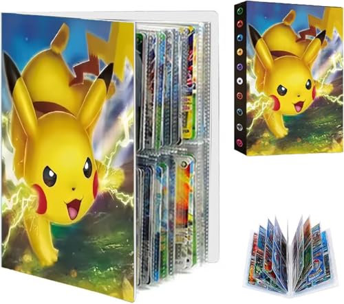 Card Binder for Pokemon, Fits 240 Cards 30 Pages, Trading Card Binder, Card Holder Case Collector Album