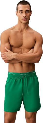 Calvin Klein Herren Medium Drawstring Lv00n61023 Badehose (1er Pack)
