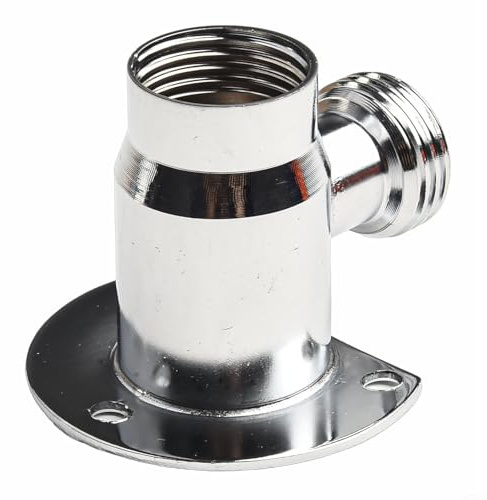 Bathroom Thermostatic Bar Valve Exposed Shower Mixer Plumbing Fitting for Outdoor Bath System Wall Mount Installation Kit G1/2 IPS Connection Temperature Control Brass Water Faucet