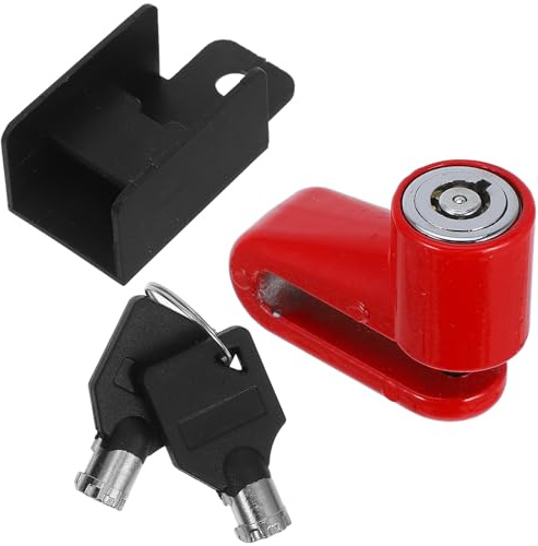 Abaodam Candado Antirrobo Función Press-to-Lock para Bicicleta y Motocicleta y Diseño Elegante Bloqueo de Disco, Acero Aleado Sólido para Protección Segura