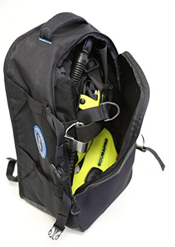 SCUBAPRO Hydros Transportrucksack, Druckminderer für Kaltwasser, Unisex, Erwachsene, Schwarz, Einheitsgröße