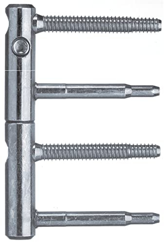 Türband ANUBA 3-DIM 2-tlg. Bolzen 60 mm, Bandhöhe 112mm, ø 15mm, verzinkt silber