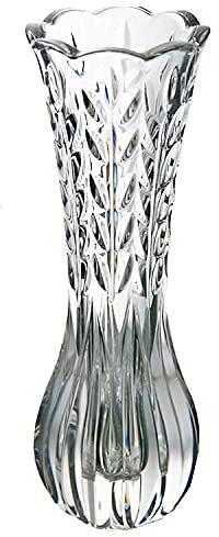 Kwlyon Unzerbrechliche Vase Glas Klein Mini Flower Vasen Deko Blumenvase Modern Schmal große Kleine Vasen für tischdeko Hochzeit(18x6.3cm)