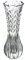 Kwlyon Petit vase à fleurs incassable en forme de feuille élégant de 17,8 cm - Petit vase trompette décoratif - Vase simple pour décoration de maison, bureau