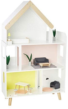 Vertbaudet Puppenhaus aus Holz für Modepuppen Mehrfarbig ONE Size