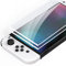 playvital Protection d'Écran pour Switch OLED,2 PCS Verre Trempé Film Protecteur pour Nintendo Switch OLED avec Bordure,Anti-Rayure/Anti-Empreintes Digitales/Incassable/sans Bulles-Blanche