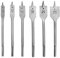 6PCS Extreme Flat Wood Drill Bit Set Tri-Point Woodworking Bits (10mm 12mm 16mm 18mm 20mm 25mm)