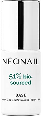 NEONAIL UV Nagellack Base Coat Gel UV 51% Bio-sourced Base 7,2 ml NEONAIL Unterlack Für Nägel UV Lack Gel Nägel NEONAIL Modeling Base