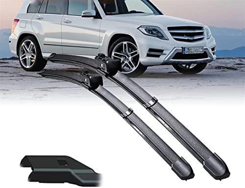 REXGEL Scheibenwischer Für Mercedes-Benz GLK Klasse 280 300 350 200 220 320 2015 2016 2017 Auto Frontscheibenwischerblatt Zubehör 22 + 19 Scheibenwischer