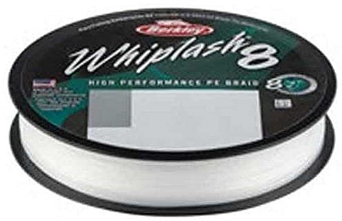 Berkley Whiplash8 Angelschnur (Kristall, 0,18 mm-23,3 kg-165 Jahre)