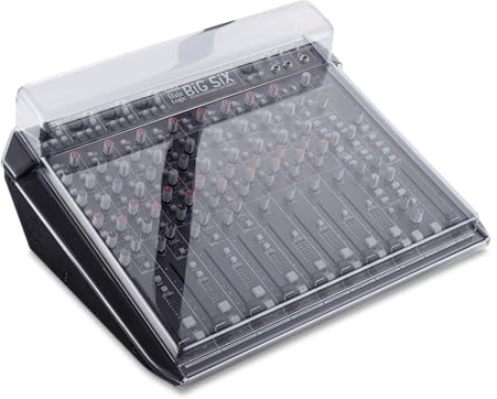 Decksaver Cover for Solid State Logic BiG SiX - Super-Durable Polycarbonate Protective lid in Smoked Clear Colour, Made in The UK - The Engineers’ Choice for Unbeatable Protection