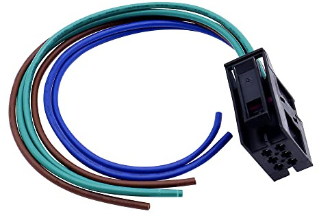 HISports Auto Rücklicht Kabelbaum Stecker Anschlusskabel 6 Pin 6Q0937702 | Rückleuchte Kabel Stecker Kompatibel mit Audi A1 2010-2018 Q3 2011-2018 Q5 Rücklicht Loom Verkabelung Buchse Stecker