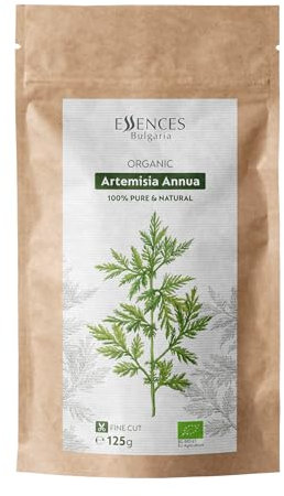 Artemisia Annua Biologica – Foglie e Fiori Essiccati, 125 gr. | Qualità Premium | Coltivata nella nostra fattoria di famiglia | Senza additivi artificiali o conservanti