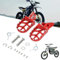 IUVWISN Repose-pieds pour vélo tout-terrain électrique Surron Ultra Bee - Rouge