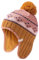 Vaude Unisex Kinder Kids Knitted Cap Iv Mütze, Silt Brown/Rose, S EU