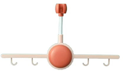 LXZSMH Duschhalterung, Verstellbare Kopfbrause, Feste Sitzhalterung mit Hängeregal, Badezimmer-Haushalts-Aufbewahrungsregal, Dusch-Installationshalterung (Farbe: Rosa) (Color : Roze)