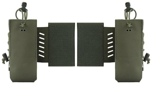Peminkoo Tactical Radio Pouch Universal Adjustable Radio Bag For P.RC 148/152/163 W.alkie T.alkie Holder Airsoft Hunting Pouch Vest Gear
