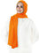 Lina & Lily Damen Instant Hijab Kopftuch Ready-To-Wear Modal Jersey (Orange)