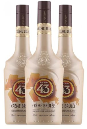 Crema de Licor Licor 43 Créme Brûlée 70 cl (Caja de 3 Botellas de 70 cl)