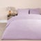 Brentfords Teddy Fleece Fluffy Double Duvet Bedding, Super Soft Winter Warm Cosy Fleece Christmas Bedding with Pillowcases Bed Set for Double Bed - Lilac