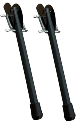 Türfeststeller 250mm Türhalter Außen - Torstopper Tür Feststeller Tor Schwarz gegen zufallende Türen oder Tore (1, 250mm Schwarz)