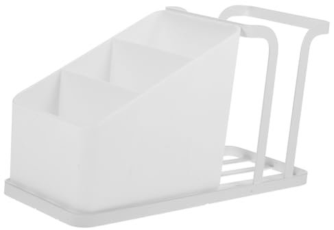 Cabilock Dispenser per Bustine di tè e Bicchieri di Carta Organizer Multifunzionale per Sala da tè Design Minimalista Conservazione Efficiente Facile Accesso per Ospiti