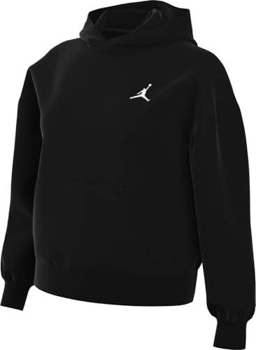 Nike Damen W J Brkln FLC Po 24 T-Shirt, Black/White, XL-XXL