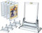 4 pezzi Magnetic Card Holder 35PT porta carte collezionabili con 4 supporti