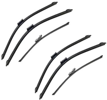 Brazo Limpiaparabrisas Limpiaparabrisas Coche Para Seat Para Leon Para ST Para Wagon Para Estate 2012-2020 Limpiaparabrisas Delantero Y Trasero Accesorios Escobillas 3PCS coche Limpia Parabrisas(6 PCS