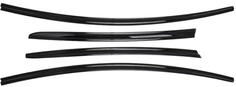 Weatherstrip Side Window Visors Vent Door Air Deflector Strip Rain Guard Vent Shade For Tesla For Model 3 For Model Y 2020 2021 2022 2023 Car Seal Belt Trim(For Y)