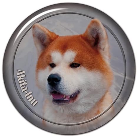 S30406 13CM 15CM 17CM PVC Aufkleber Akita Inu Hund Autoaufkleber Wasserdicht für Stoßstange Heckscheibe (1)